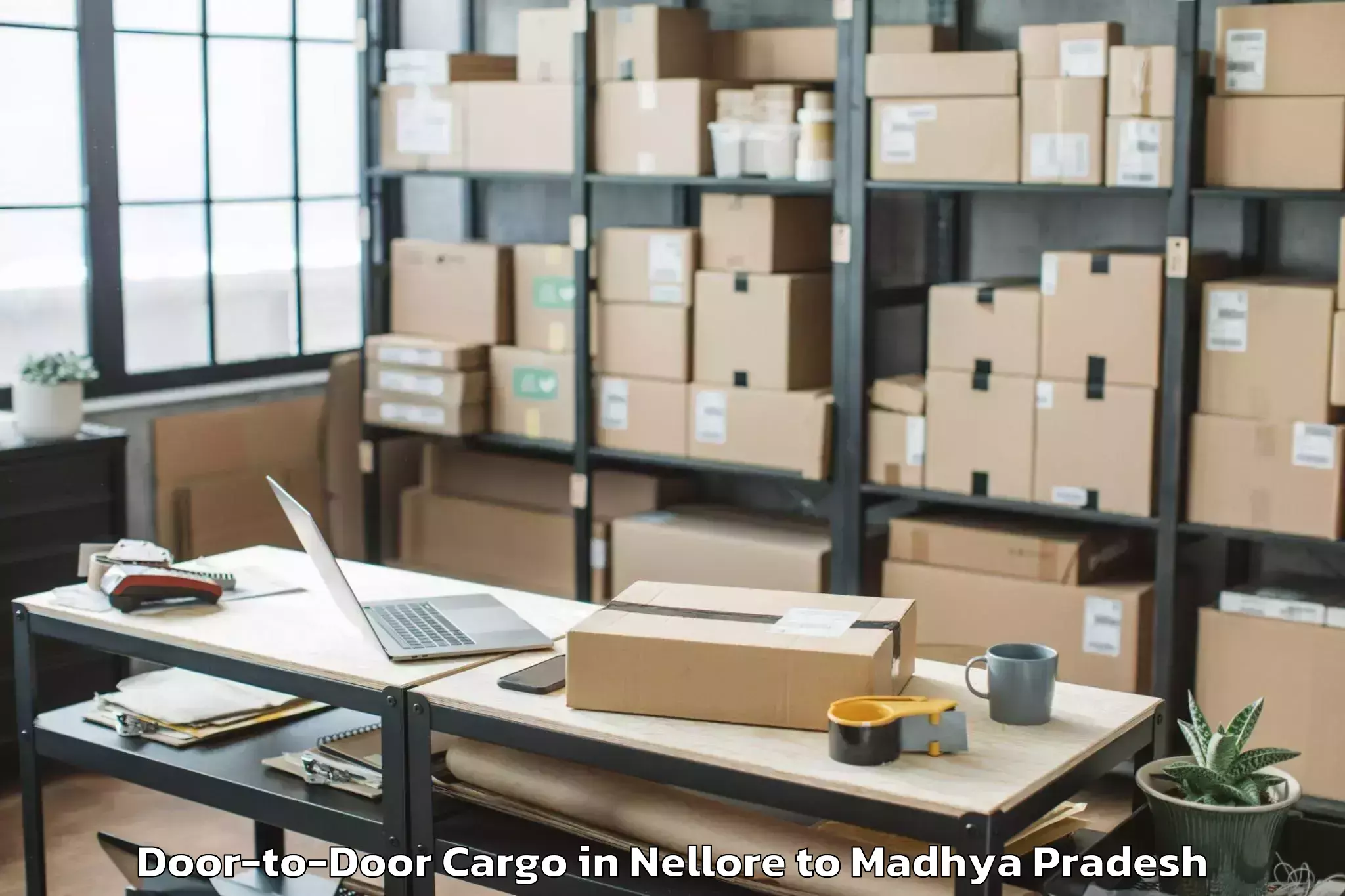 Get Nellore to Khajuraho Airport Hjr Door To Door Cargo